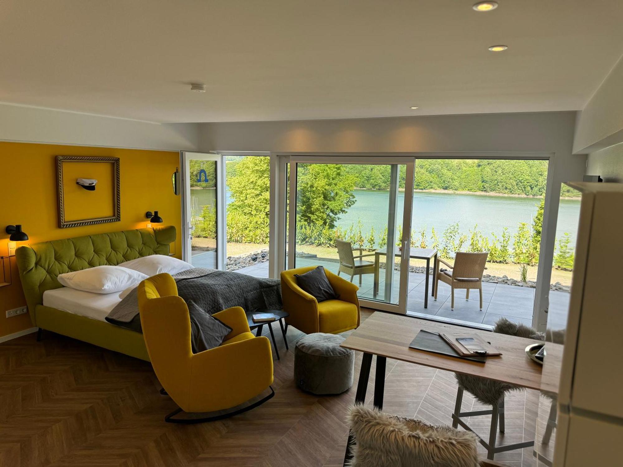 Ommi Kese See-Suite Sauna Biggesee Olpe bei Meschede Exterior foto