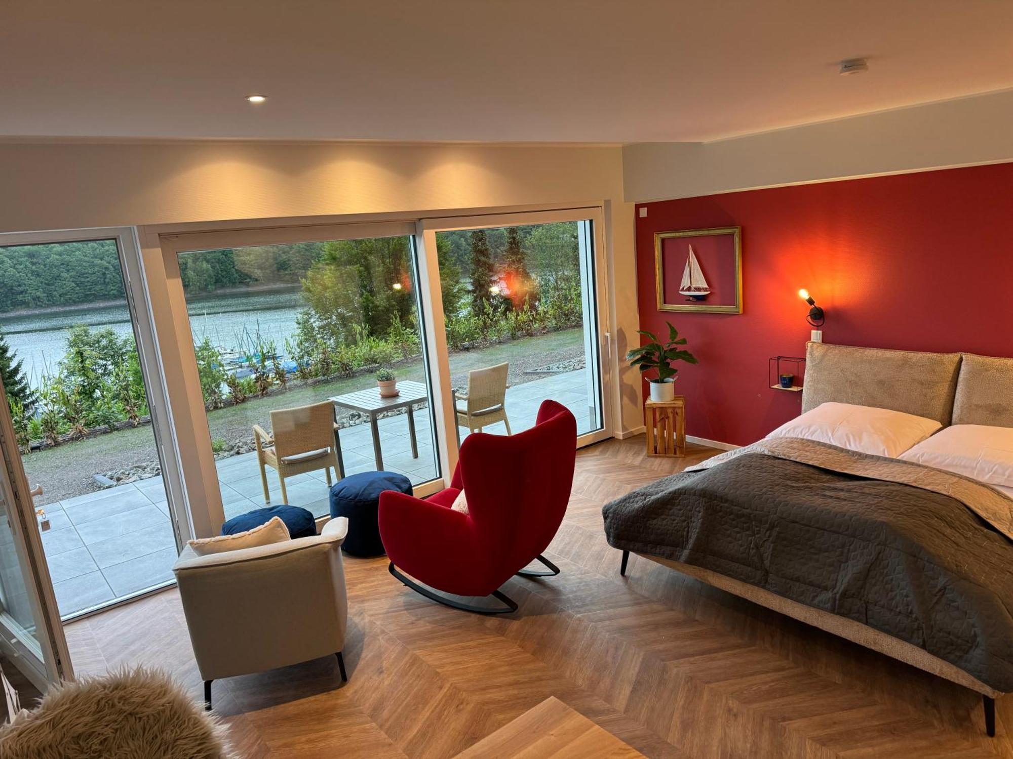 Ommi Kese See-Suite Sauna Biggesee Olpe bei Meschede Exterior foto
